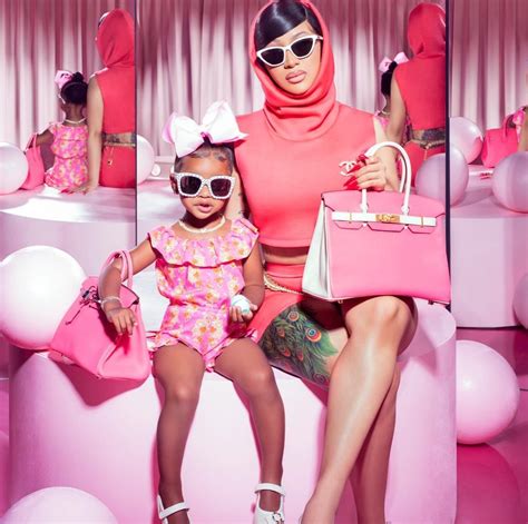 Cardi B and Her Daughter Kulture Looks Adorable in Matching Outfits