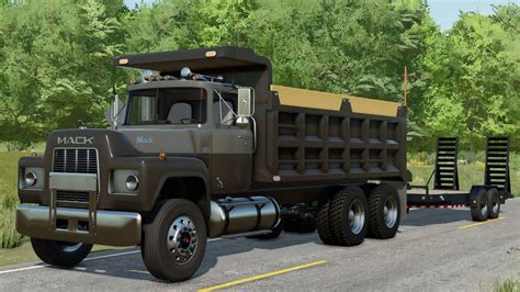 FS22 Mack R Dump Truck v1.0 - FS 22 Trucks Mod Download