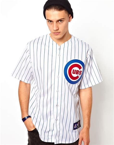 Majestic Chicago Cubs Baseball Jersey in White for Men | Lyst