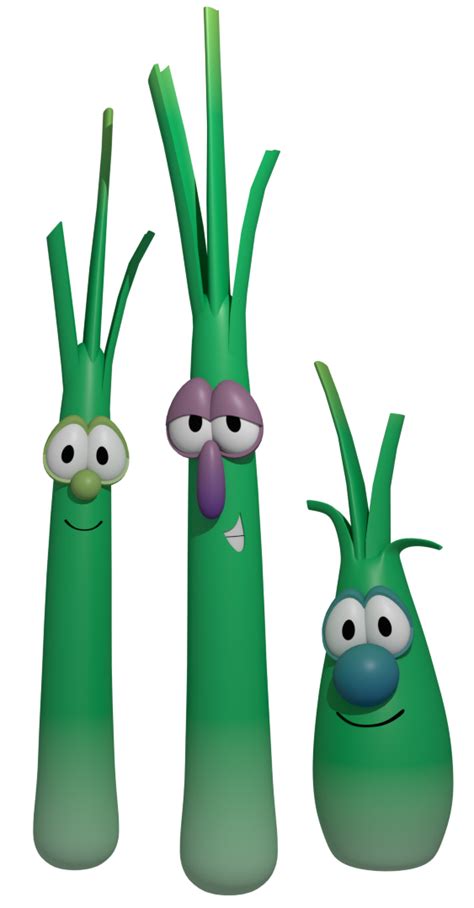 VeggieTales - Scallions Models Render | VeggieTales - It's For the Kids ...