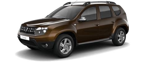 Dacia Duster Colour Chart