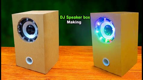 How to make DJ Speaker Box at home Using Cardboard - Making Cardboard ...