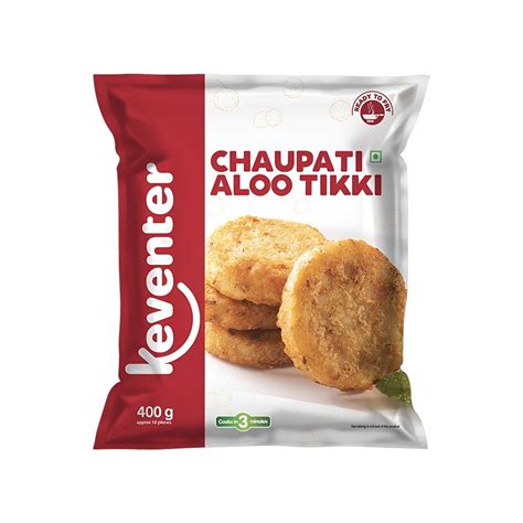 Keventer Chaupati Aloo Tikki (Frozen) Price - Buy Online at ₹130 in India