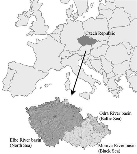 1 Map showing location of the Elbe River basin | Download Scientific Diagram