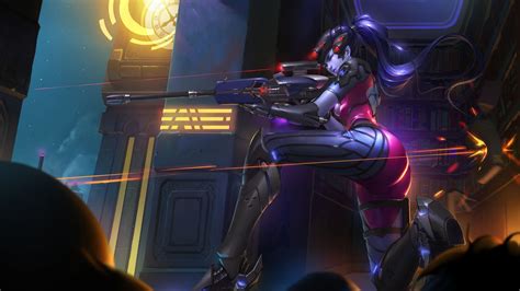 Download wallpaper: Widowmaker from Overwatch 1920x1080