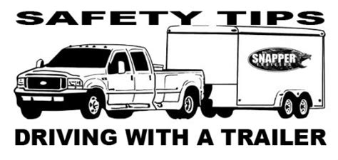 Safety Tips for Driving with a Trailer – Snapper Trailers