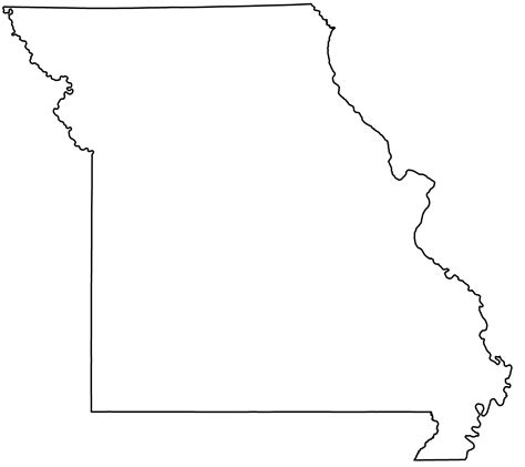 State Outlines: Blank Maps of the 50 United States - GIS Geography