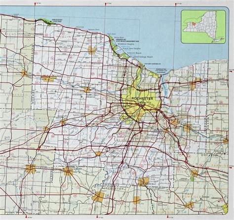 Map Of Monroe County Ny - Maping Resources