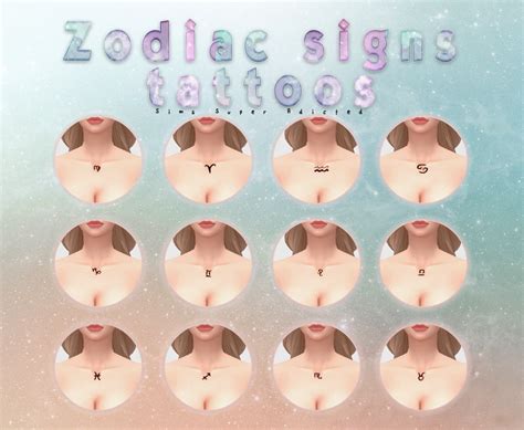 the zodiac signs are all different sizes and shapes, but there is no ...