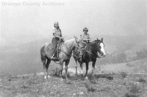 Alice Chandler and sister on horseback, Irvine Ranch | Flickr