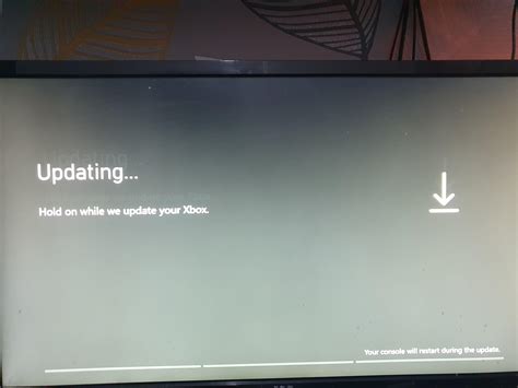 Anyone else had this issue with the xbox update, no progress is being shown and its stuck on ...