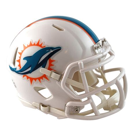 Riddell Miami Dolphins Throwback 2013-2017 Revolution Speed Mini Football Helmet