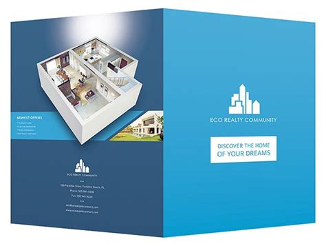 Eco Real Estate Pocket Folder & Brochure Template