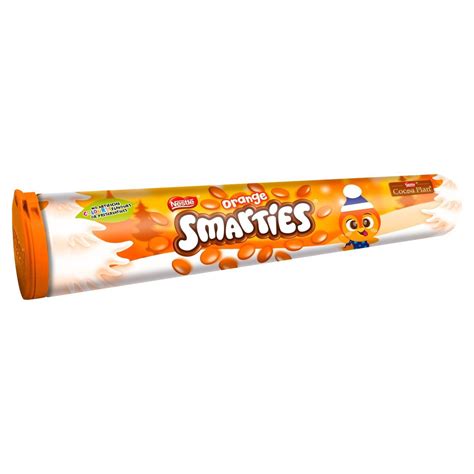 Nestle Orange Smarties Tube 130g - Sweetsworld - Chocolate Shop