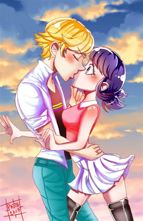 Adrienette Fanart: Pulled In For a Kiss by PatchedUpArtist | Meraculous ...