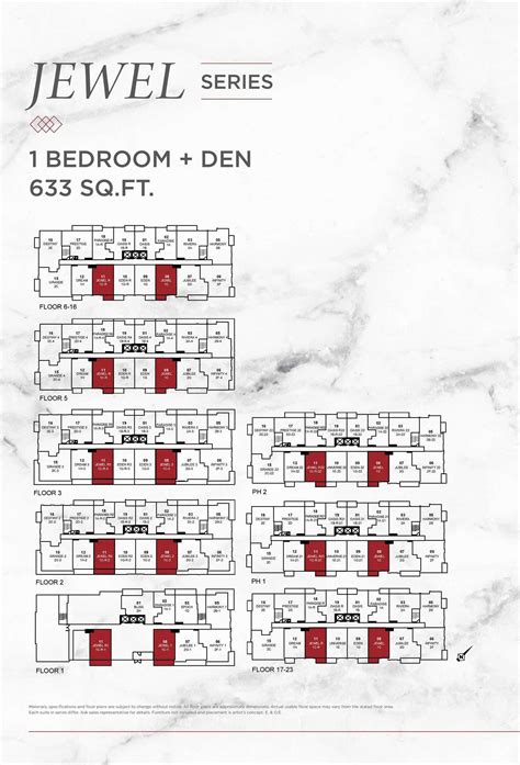 Grande Mirage Floorplans