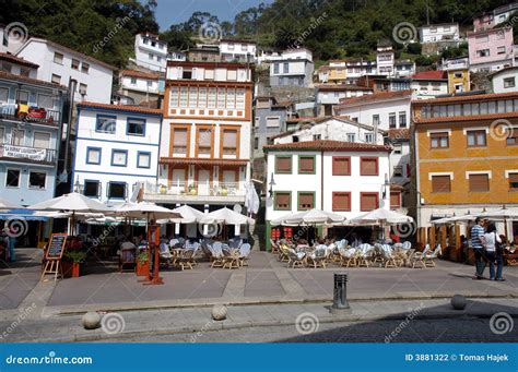 Cudillero Spain stock photo. Image of house, travel, fish - 3881322