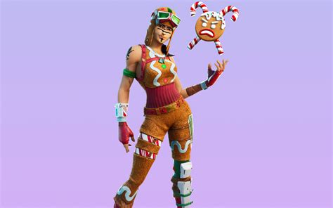 1680x1050 Resolution Gingerbread Raider Skin Outfit 4K 1680x1050 ...