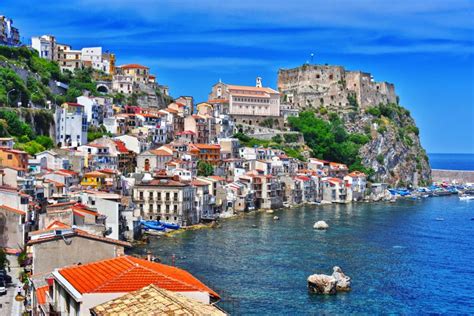 The City of Scilla in the Province of Reggio Calabria, Italy Stock Image - Image of calabria ...