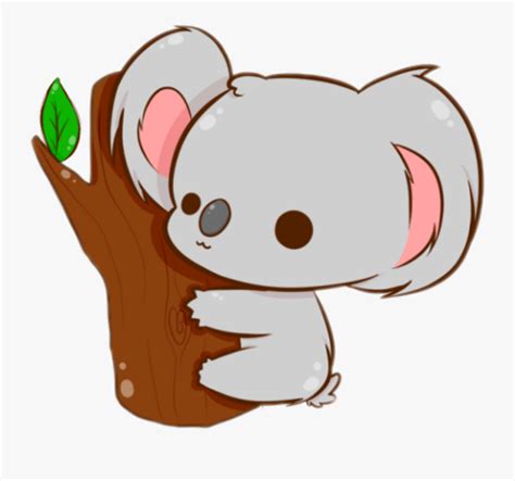 Chibi Animal Koala Cute Kawaii - Kawaii Koala Drawing , Free Transparent Clipart - ClipartKey