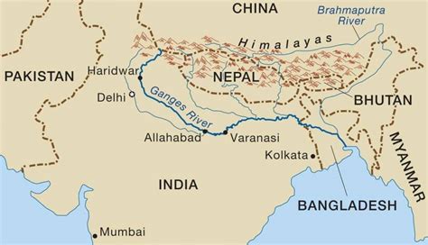 rodillo hazlo plano Maduro mapa rio ganges Electrónico Altitud Erudito