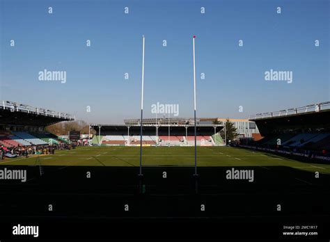 A general view of Twickenham Stoop before the Heineken Champions Cup ...