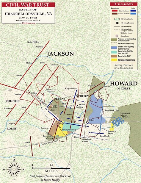 Jackson's Flank Attack, May 2, 1863 | Battle of chancellorsville, Civil war sites, America civil war