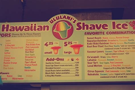 Ululani's Hawaiian Shave Ice: The Best in Maui