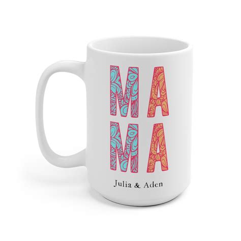 Personalized mom mug MAMA mom mug mothers day gift | Etsy