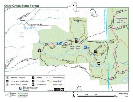 Otter Creek State Forest Map - NYSDEC