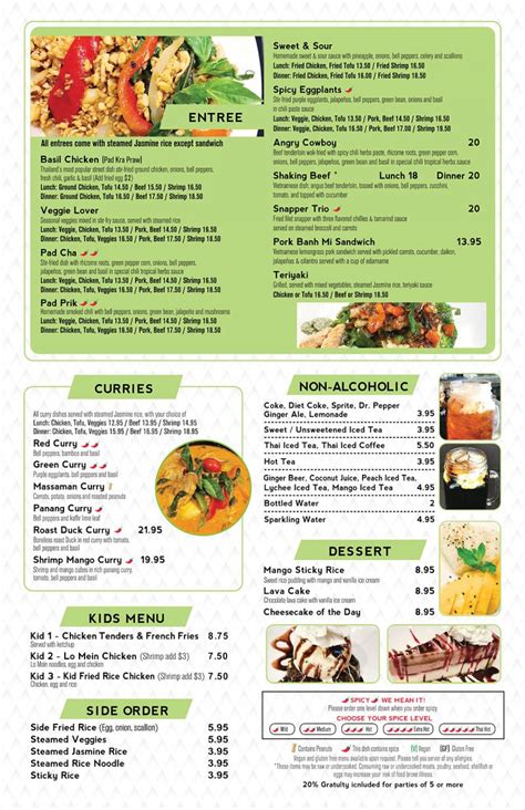 Menu – Rai Lay Thai Cuisine