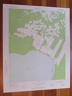 Creswell North Carolina 1957 Original Vintage USGS Topo Map: (1957) Map | RareMapsandBooks