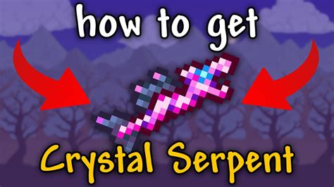 How to Get Crystal Serpent in Terraria | How to Get Crystal Serpent Terraria - YouTube