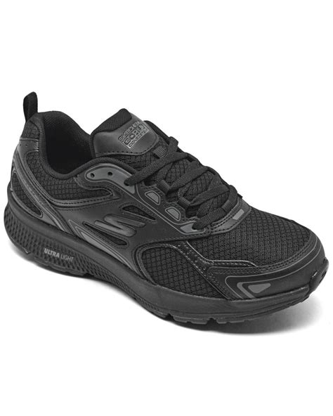 Skechers Leather Go Run Consistent Running Sneakers From Finish Line in ...