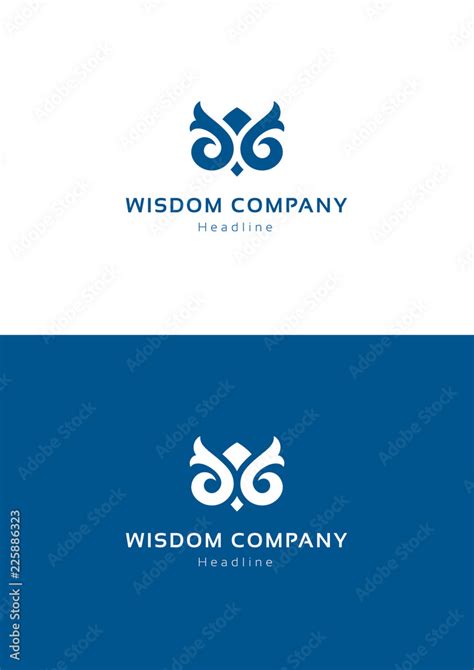 Wisdom company logo template. Stock Vector | Adobe Stock