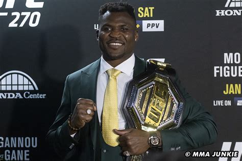 francis ngannou ufc 270 post fight | MMA Junkie