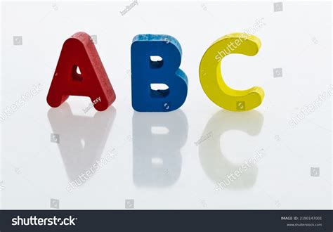 Letter Abc On White Background Stock Photo 2190147001 | Shutterstock