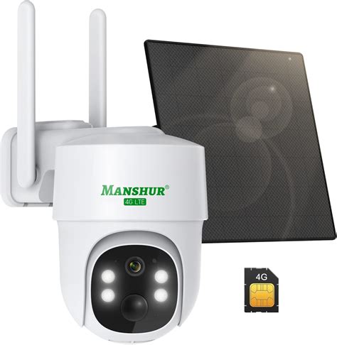 4G LTE Cellular Wireless Security Camera 360° PTZ 2K Solar No WiFi Sur – dzees-cam