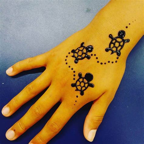 Simple Henna Tattoo Designs For Kids