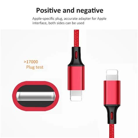 High quality charger Cable For Apple iphone XS XR 6 6S 7 8 X 5 Plus ...