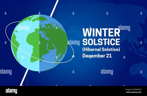 Winter Hibernal Solstice Background Illustration Stock Vector Image ...