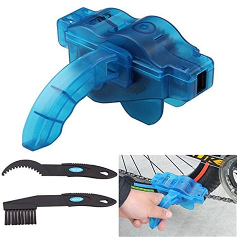 Bike Chain Cleaner Kit Cleaning Tool With Rotating Brushes