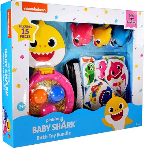 Baby Shark Baby & Mommy Shark Bath Toy Bundle Set 771171613534 | eBay