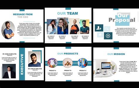 Business Profile PowerPoint template - TemplateMonster