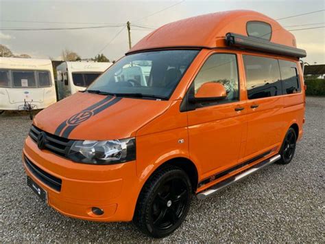 Rebellion VW Transporter Campervan Conversion Orange Swamper Caravan ...