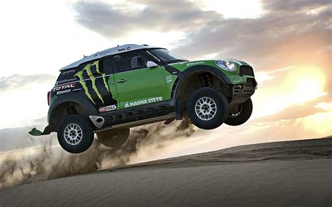 HD wallpaper: Mini Cooper, Mini, Dakar Rally, sunset | Wallpaper Flare