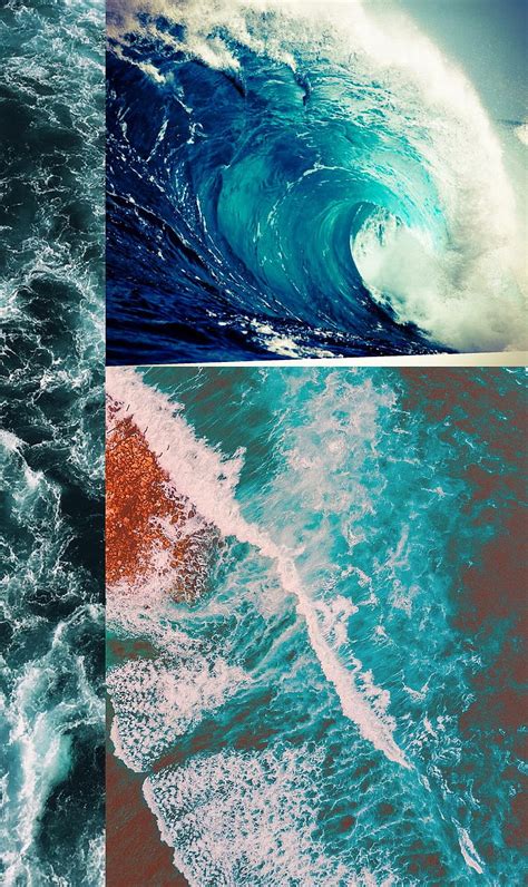 1080P free download | Ocean collage, aesthetic, beach, blue, ocean ...