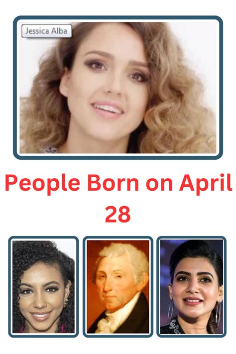 People Born on April 28 - List of Famous Personalities - Astrologyview