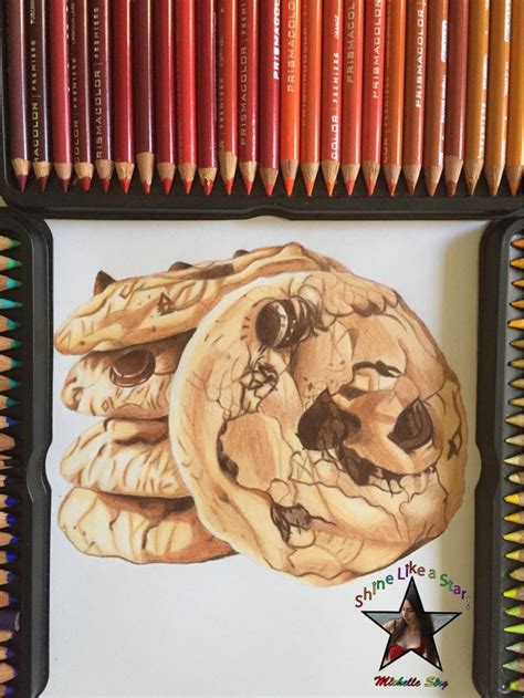 Realistic Cookie Drawing 🍪🎨 #art #artsy #artist #artwork #creative #cookie #cookiedrawing # ...