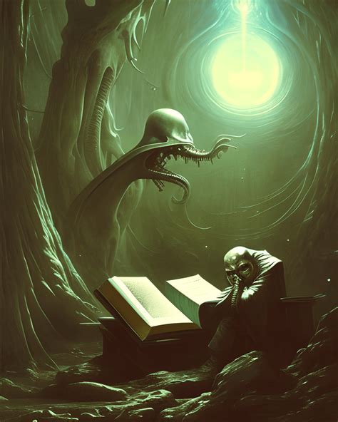 Aliens Reading Ivan Shishkin Caspar David Friedrich Greg Rutkowski Seb ...